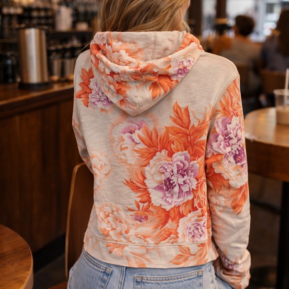 Lucky Brand Y2K Vintage Floral Zip Up Hoodie - Picture 2 of 12